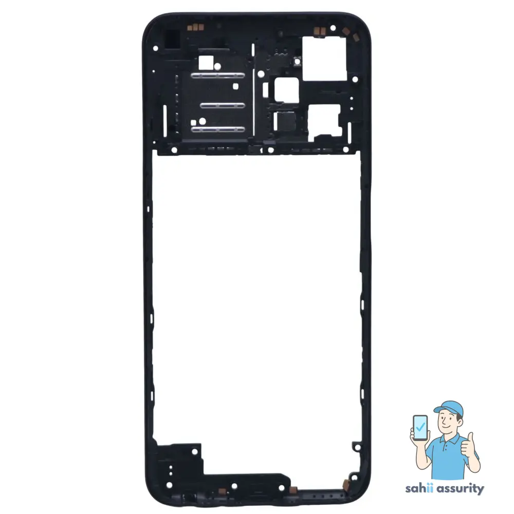 Middle Frame Ring Only for Realme 9 Black thumbnail